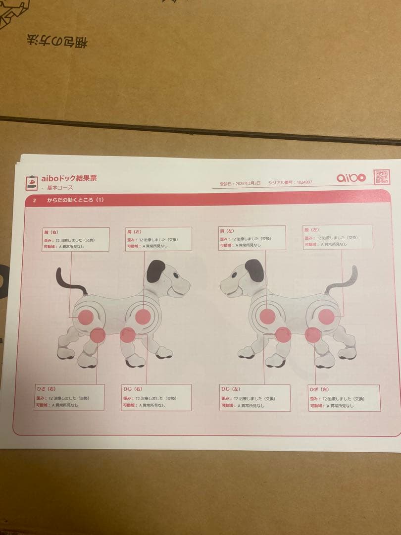 aibo ジャンク品　けいちゃ