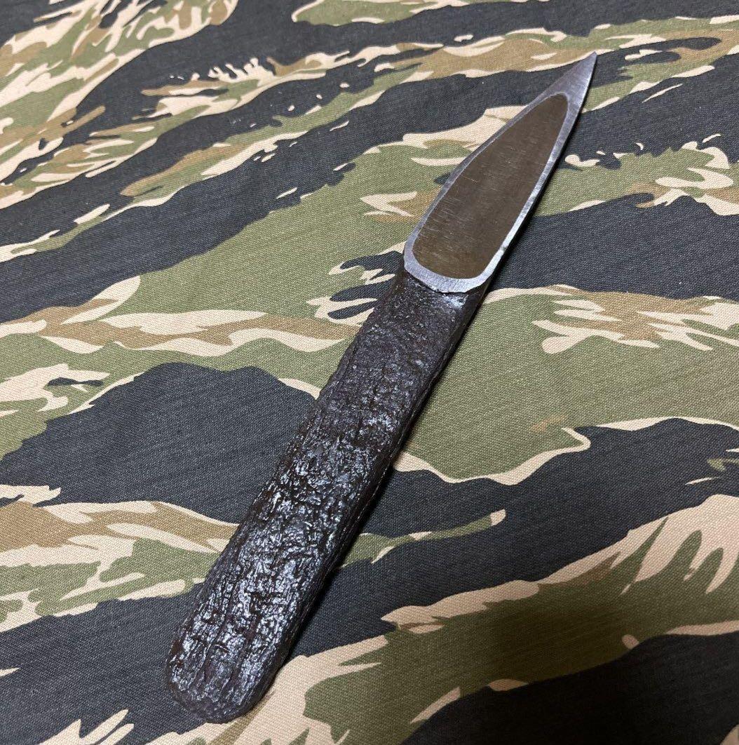 大久保貞一郎作　切り出し小刀　 たたら製鉄