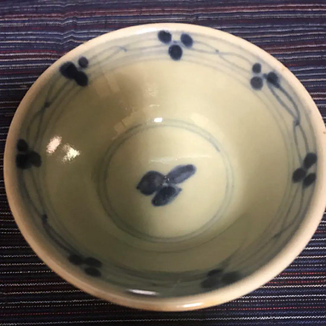 中国古玩 ？　青磁染付煎茶碗 五客揃い