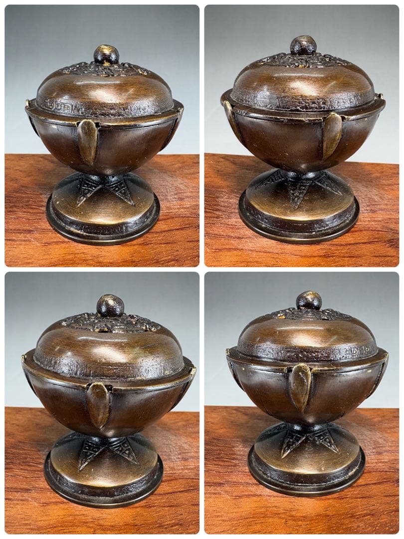 【中古品】唐銅七種蓋置USED〈税込・送料込〉