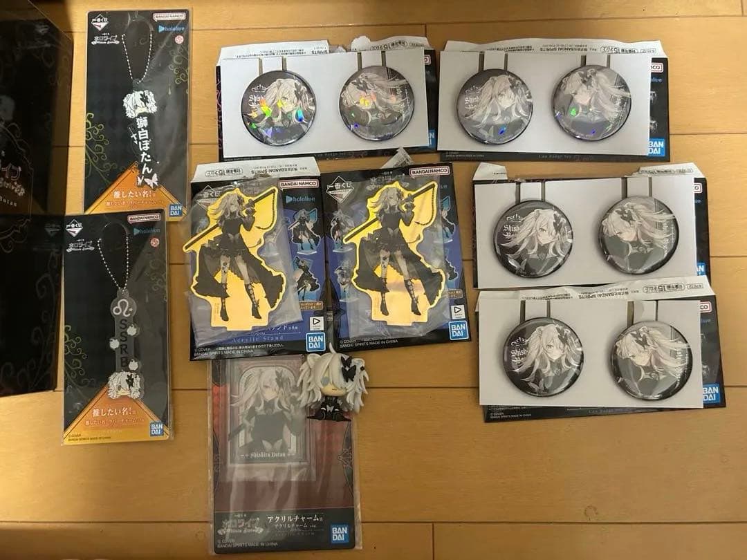 一番くじ ホロライブ 獅白ぼたん フィギュア、下位賞セット