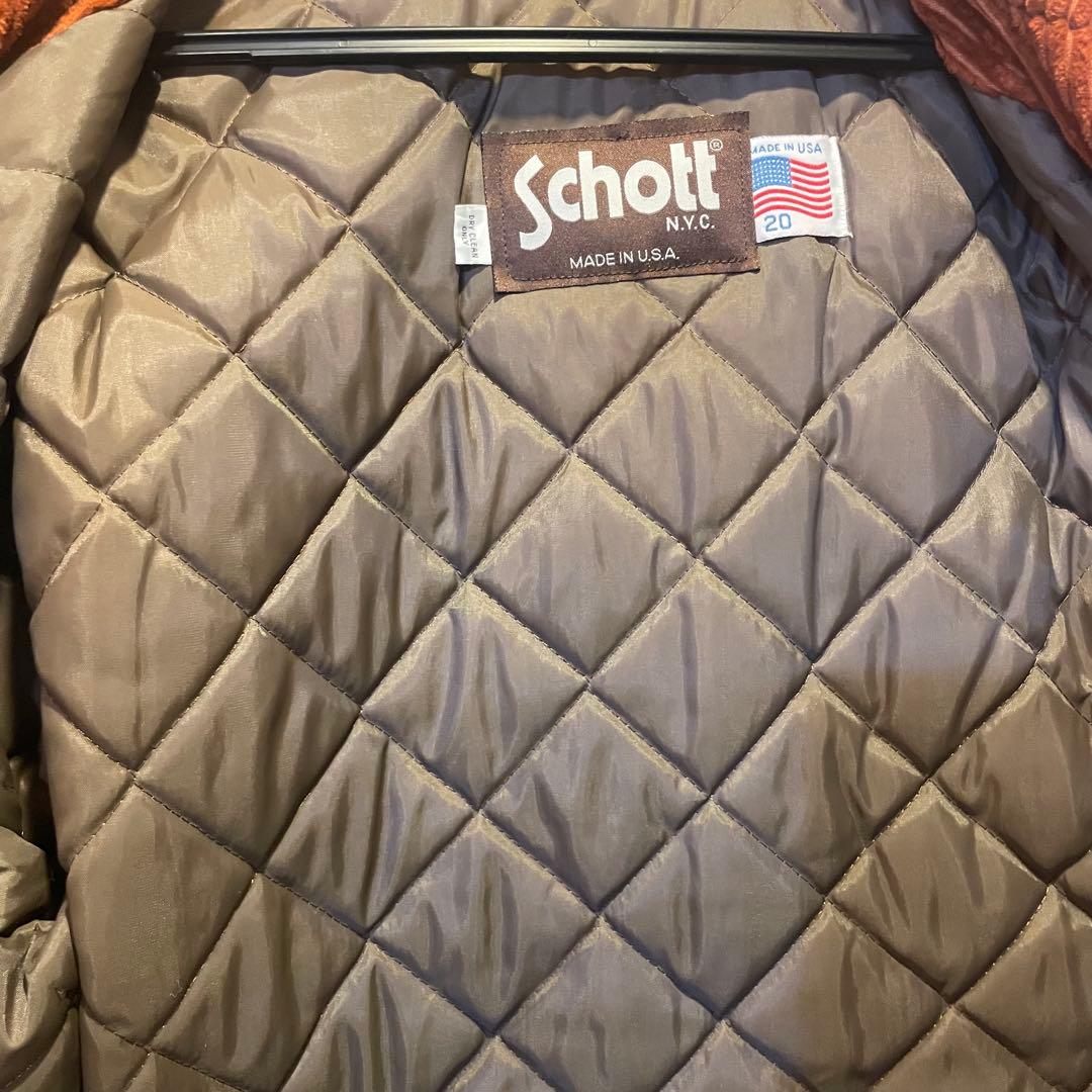 ショットSchott USA製　希少　コーデュロイ ジャケット