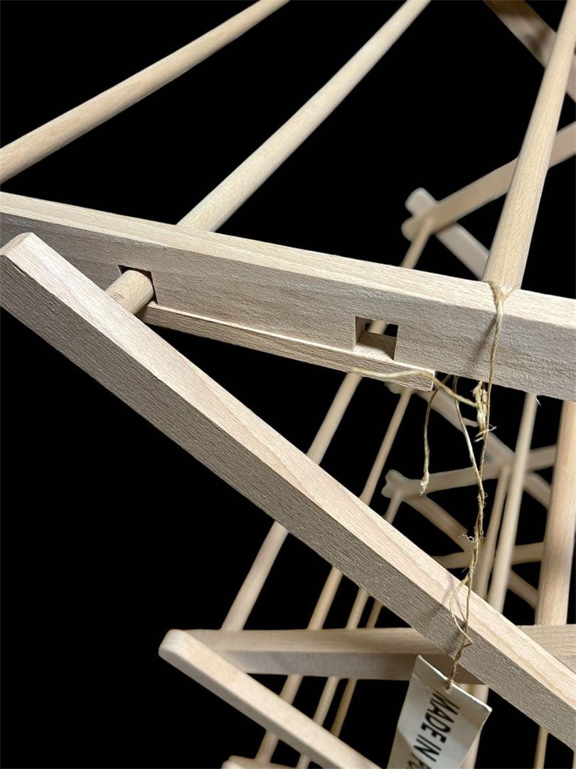 ビエルタ / BIERTA クロスドライヤー 木製折畳ランドリーラック 美品