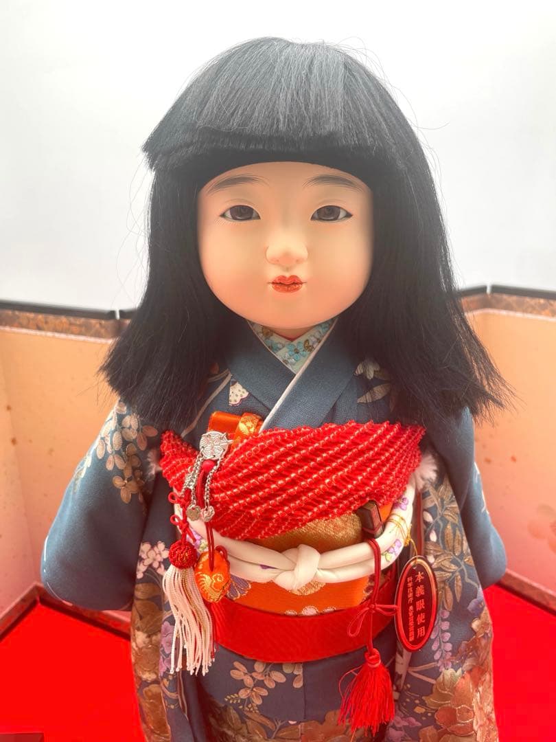 ［在庫処分品］松寿作　市松人形 ⭐️浪花いちまさん　未使用　高級