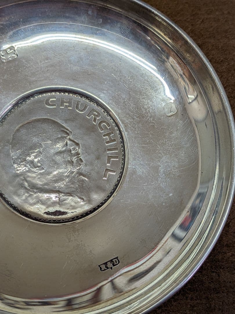 スターリングシルバー925 銀製プレート 68.9gホールマーク刻印有り