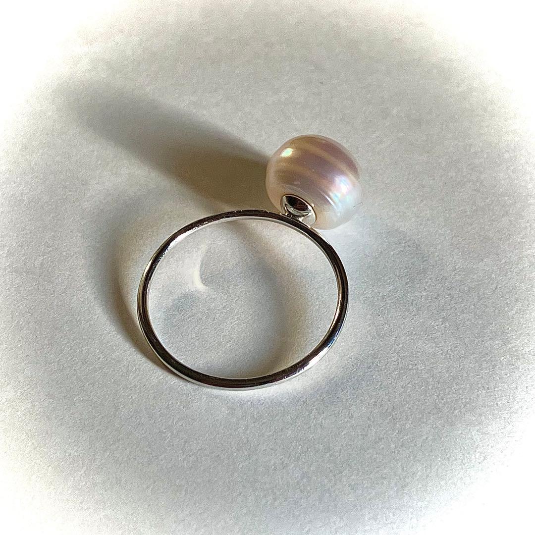 k18WG 白蝶芥子　リング