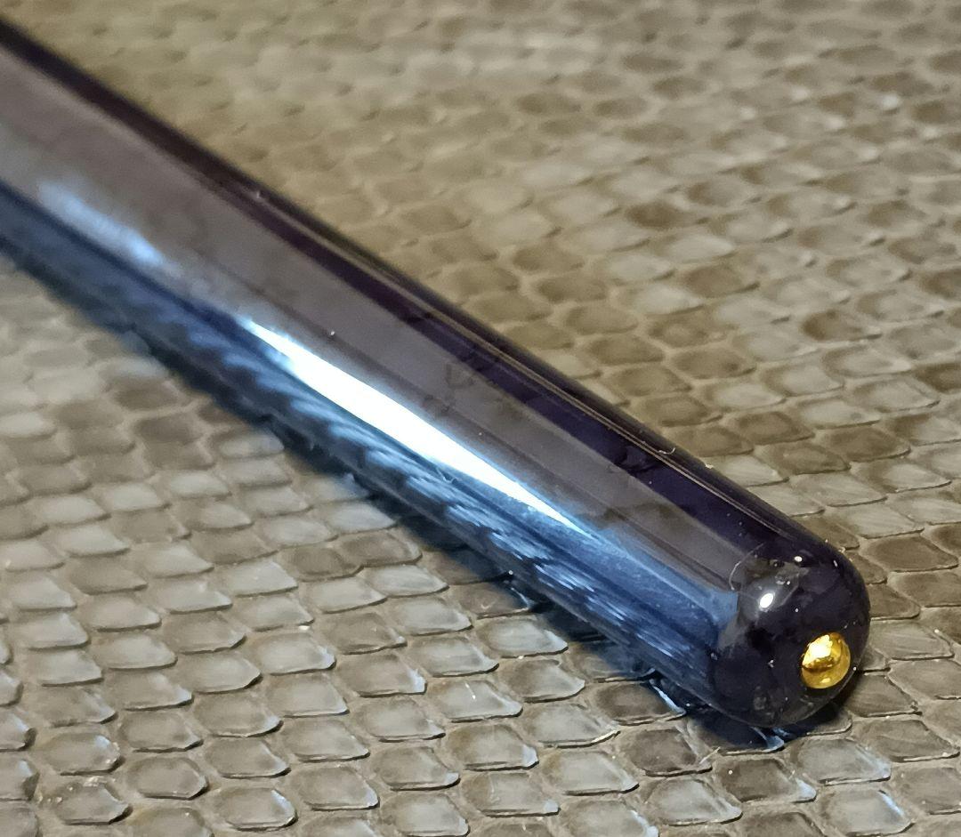 美品 CHAUMET ショーメ 万年筆 筆記具 ペン先 18K 白蝶貝 ネイビー
