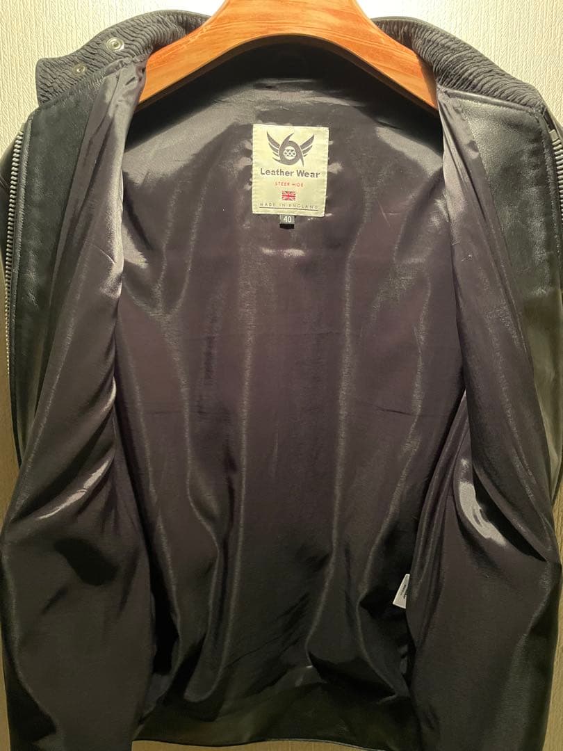 666 Leather Wear レザーシングルライダースジャケット40