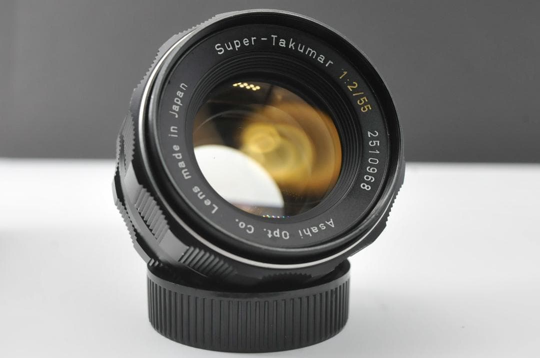 希少 Super Takumar 55mm F2 黄文字 スーパータクマー
