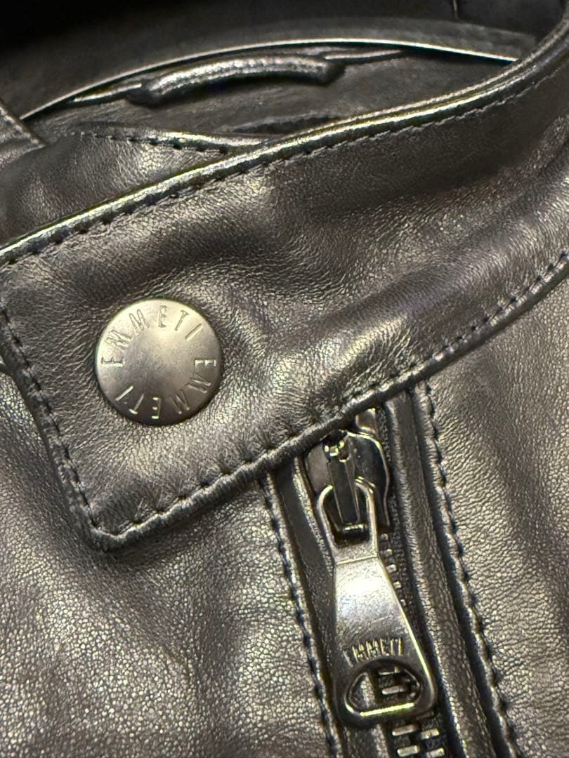 EMMETI JURI エンメティ　ラムレザーシングルライダース 54