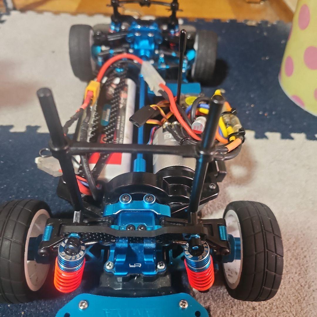 タミヤTT02フルカスタムメカ付き。送信機受信機レス