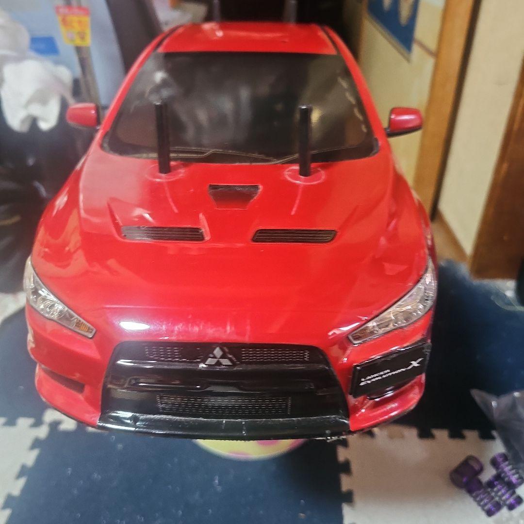 タミヤTT02フルカスタムメカ付き。送信機受信機レス