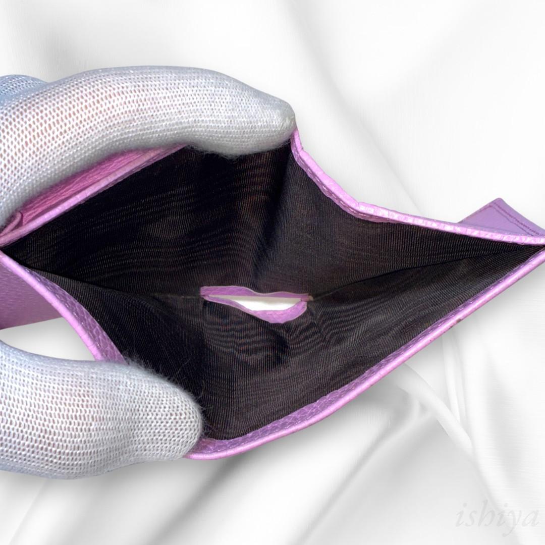 【希少】グッチ 二つ折り財布 ボスコ ピンク マーモント GUCCI