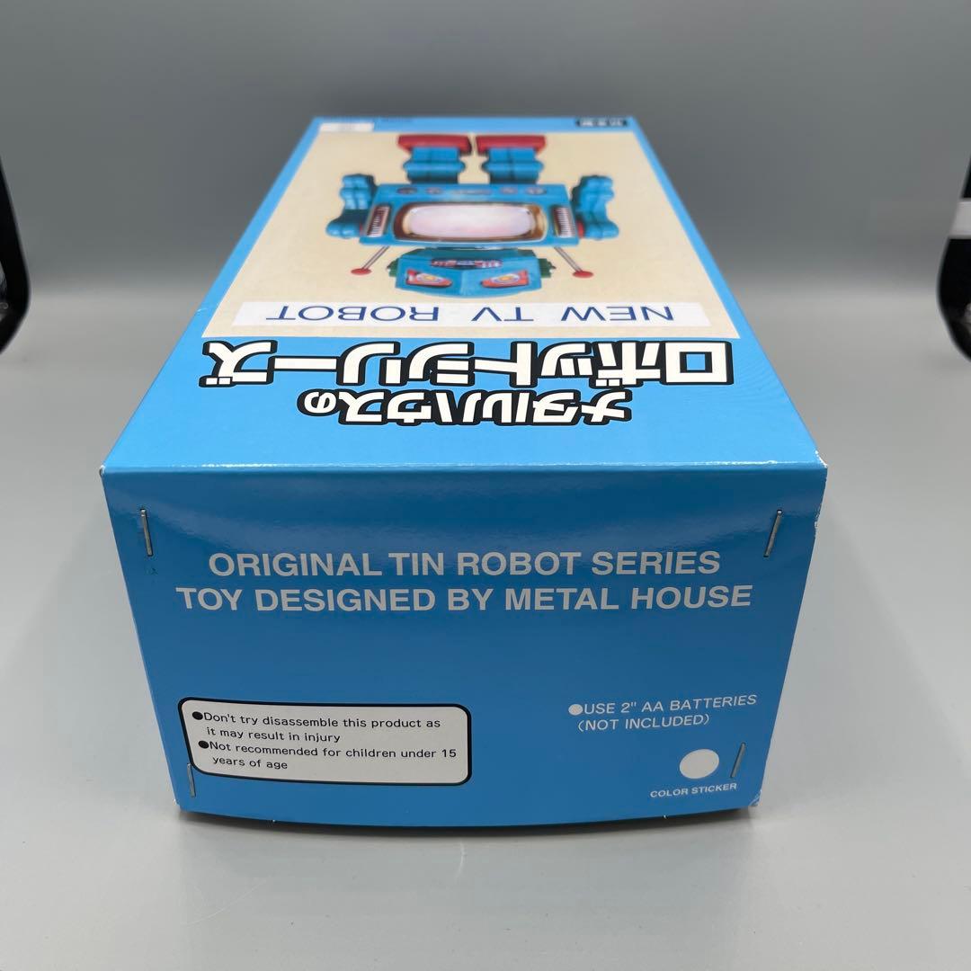【希少・作動確認済】メタルハウスのロボットシリーズ　ニューテレビロボット　ブリキ
