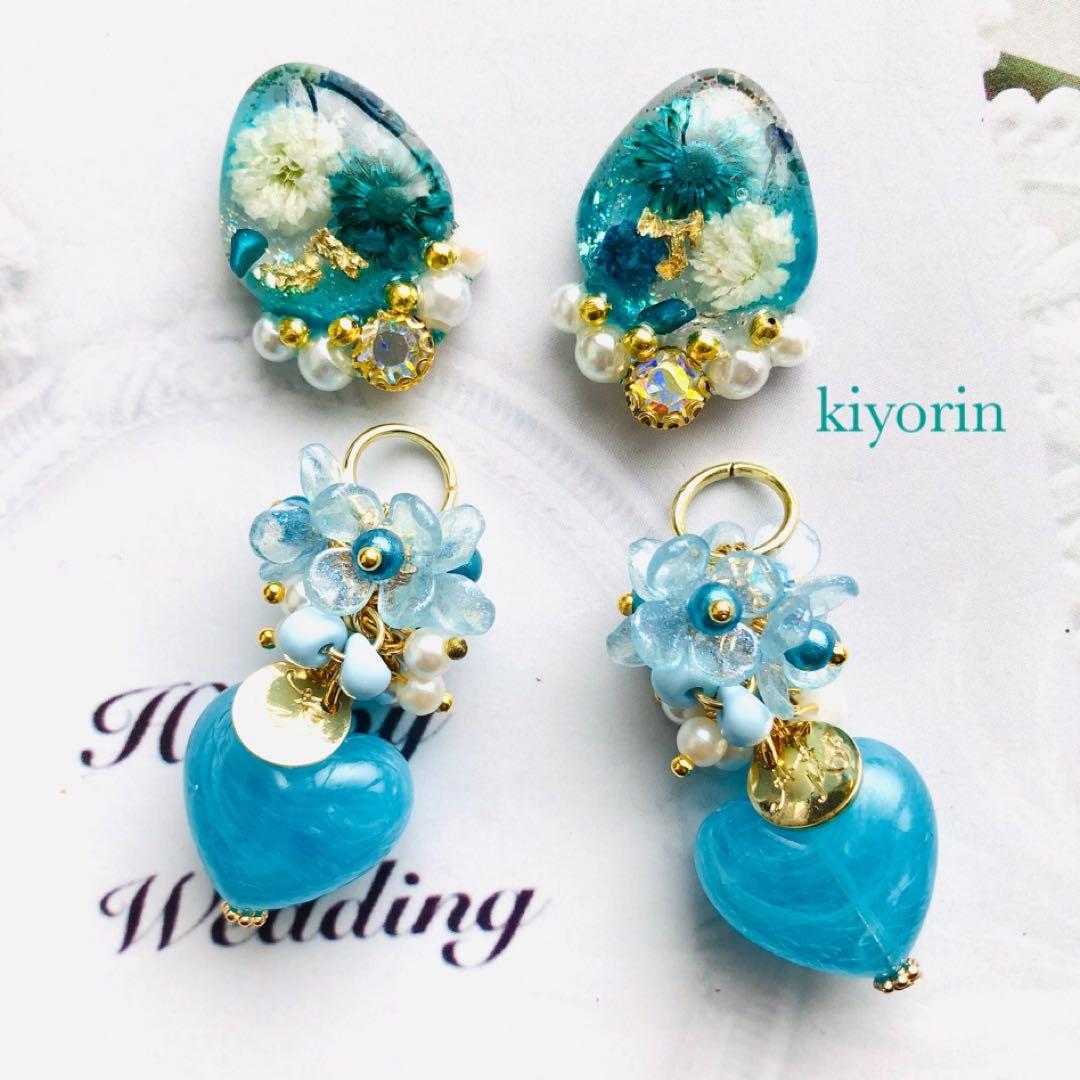 1510 ダークフェアリー　2way ハンドメイド　イヤリング