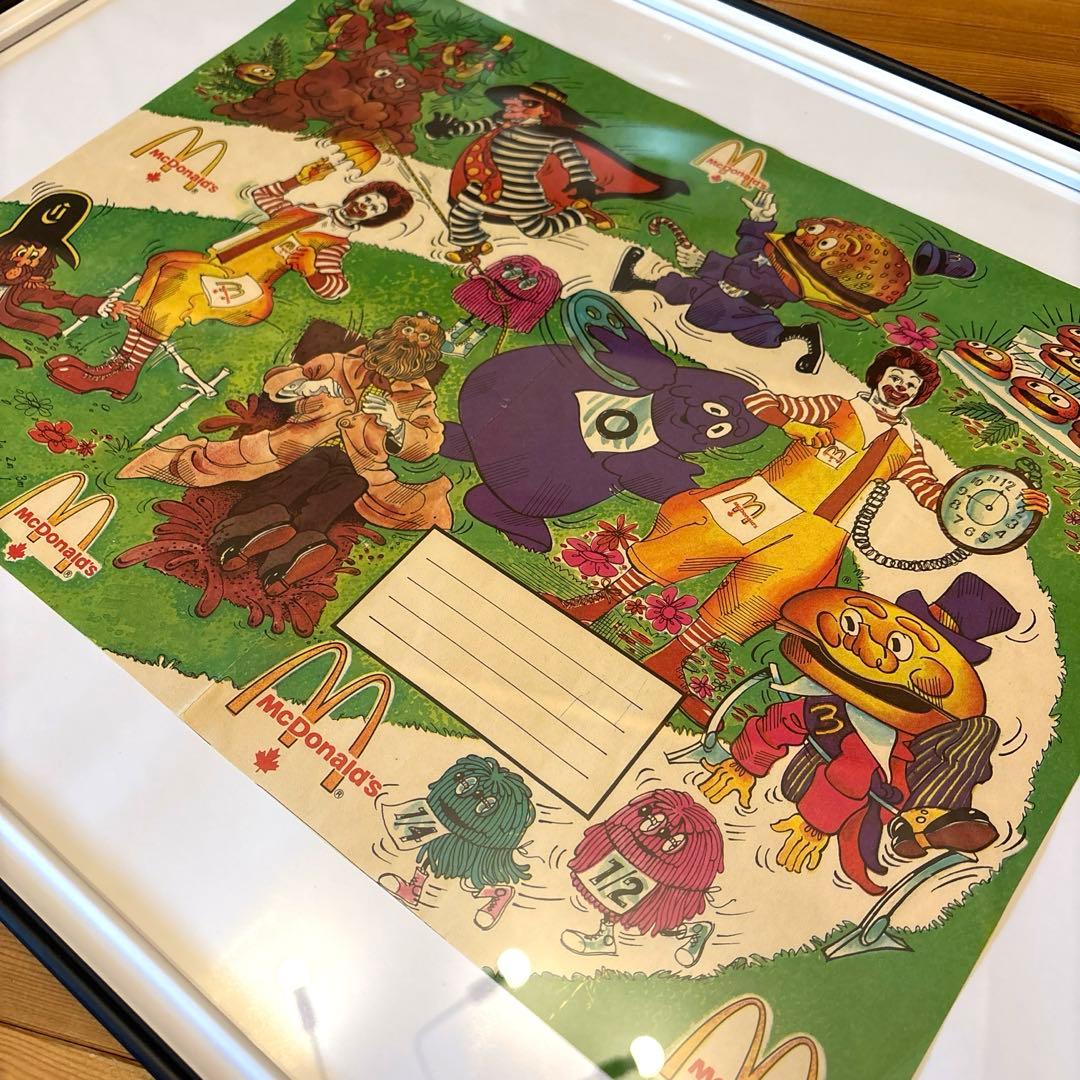 レア！　76年　マクドナルドランド　キャラクター　ポスター　グリマス　ロナルド