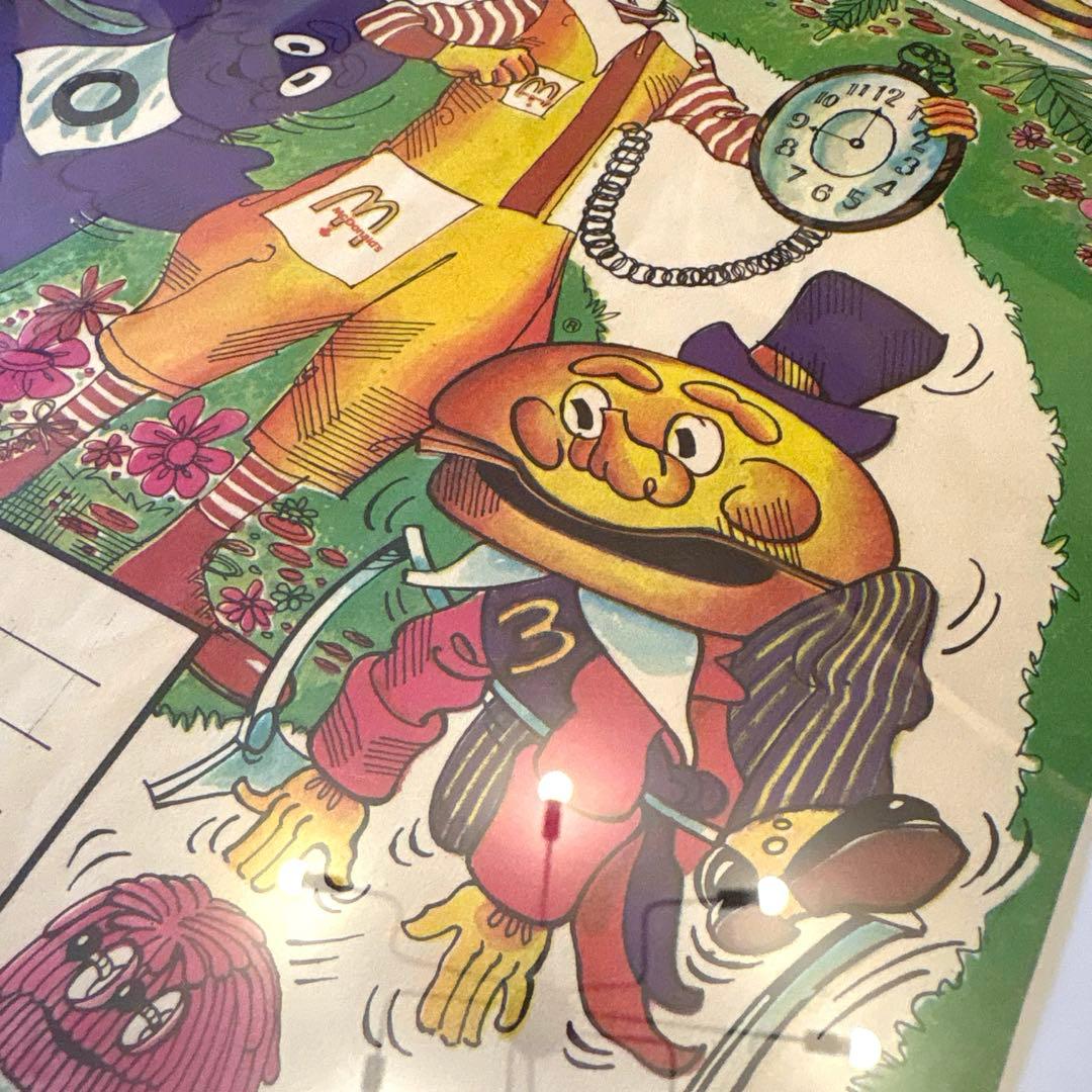 レア！　76年　マクドナルドランド　キャラクター　ポスター　グリマス　ロナルド