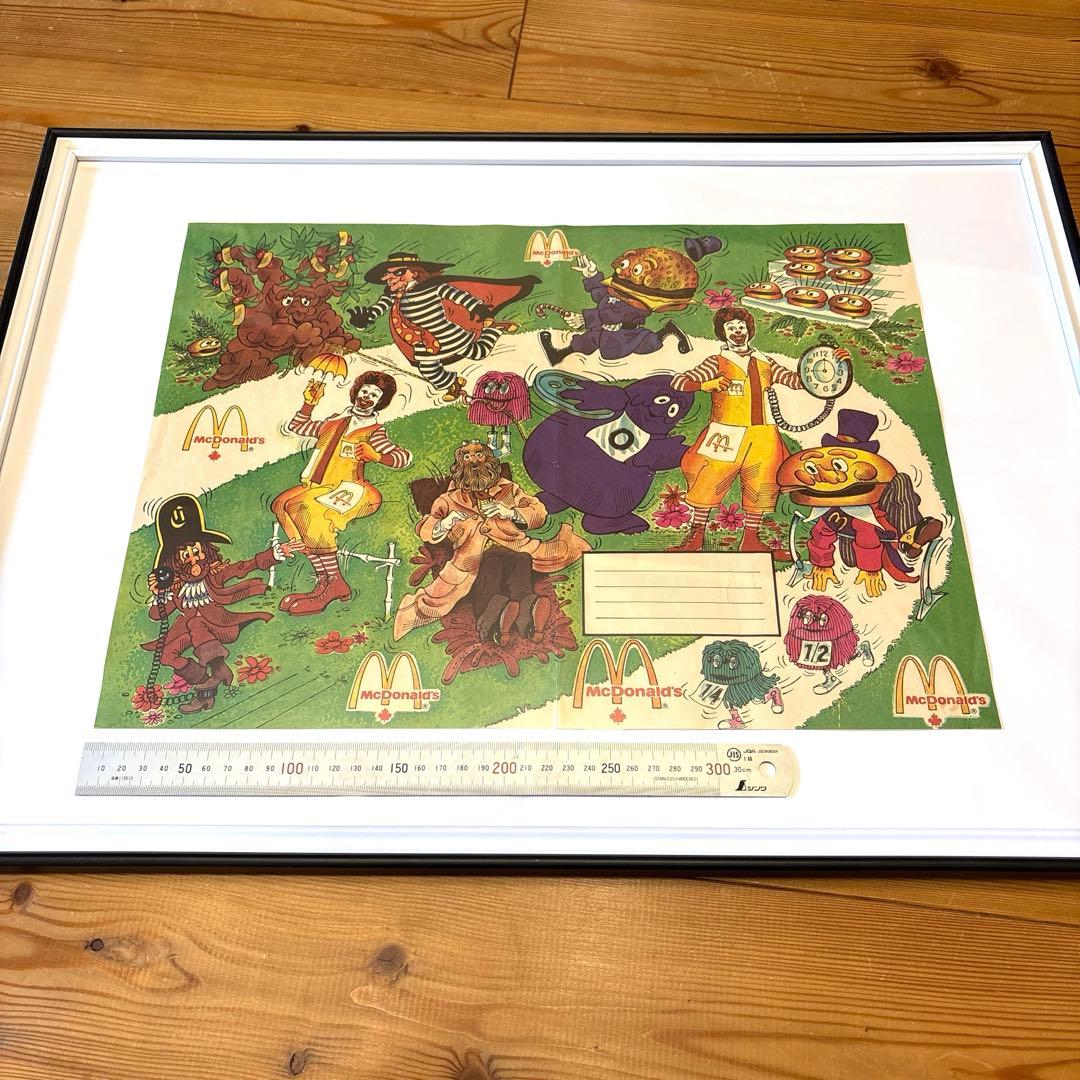 レア！　76年　マクドナルドランド　キャラクター　ポスター　グリマス　ロナルド