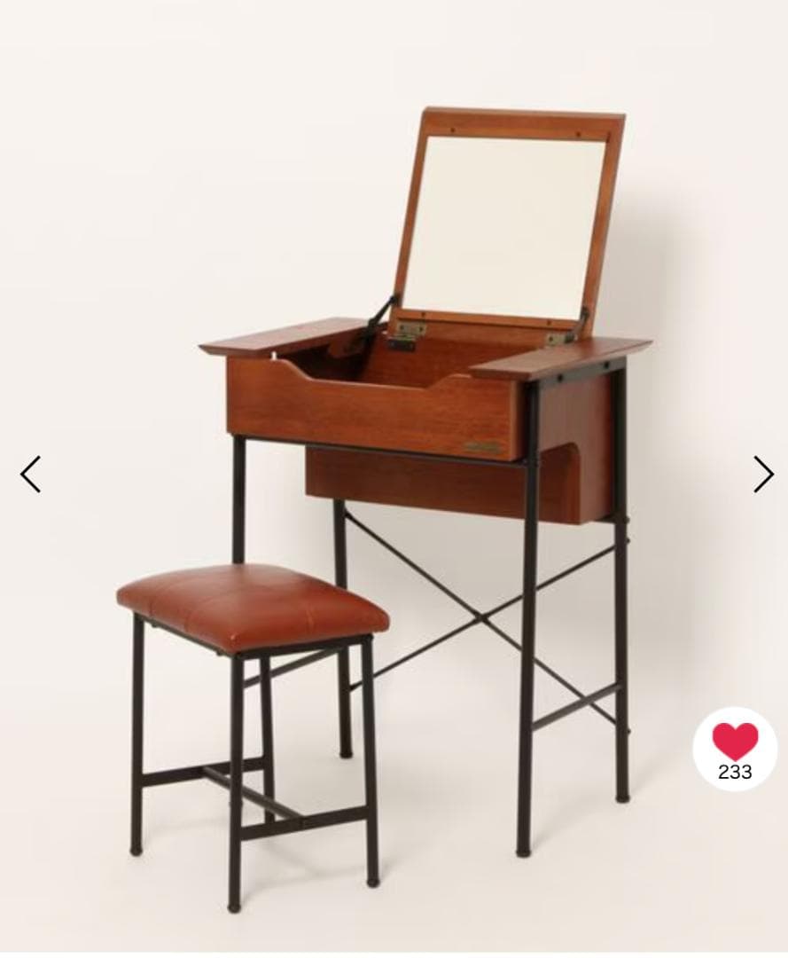 ぽよ niko and... ドレッサー スツール付き