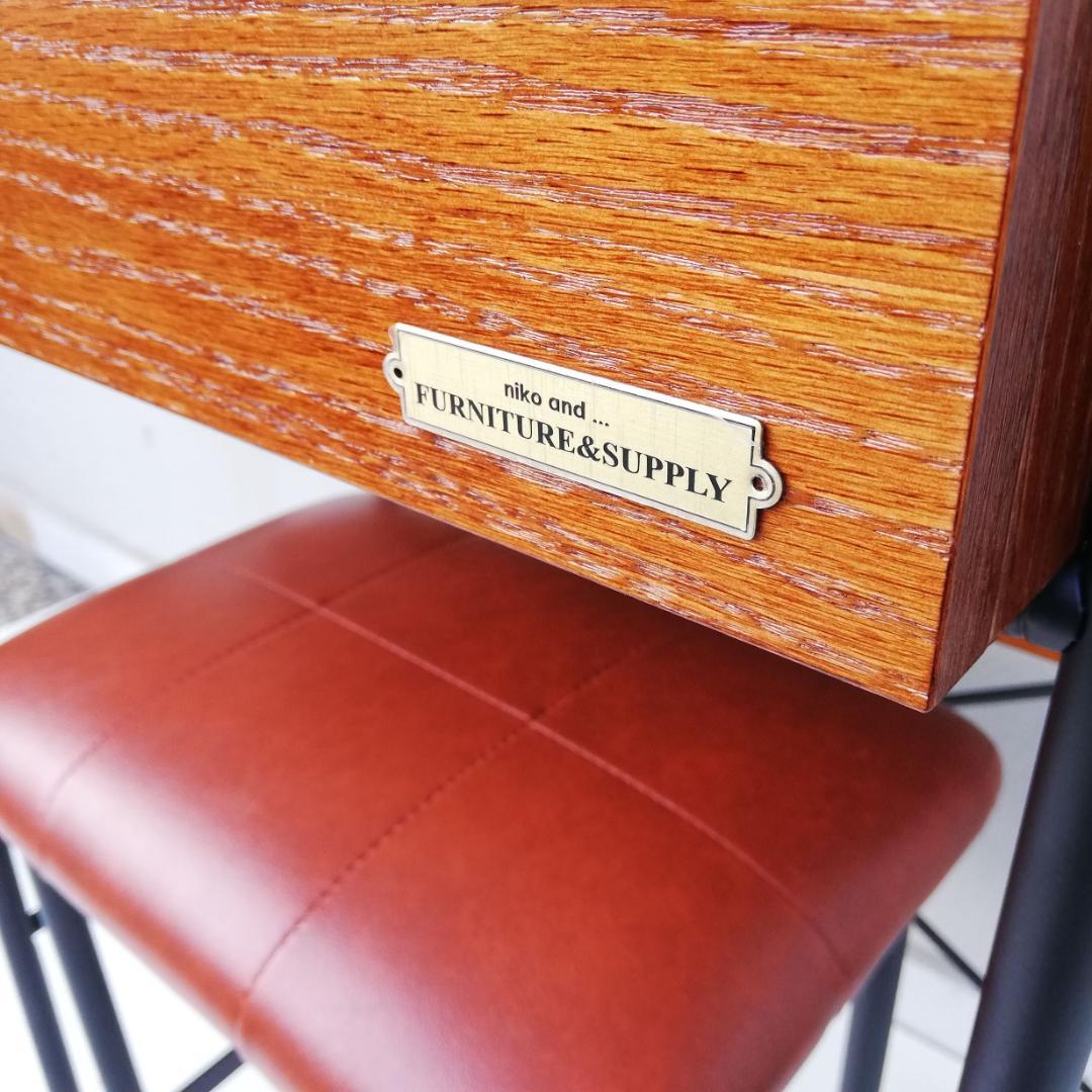 ぽよ niko and... ドレッサー スツール付き