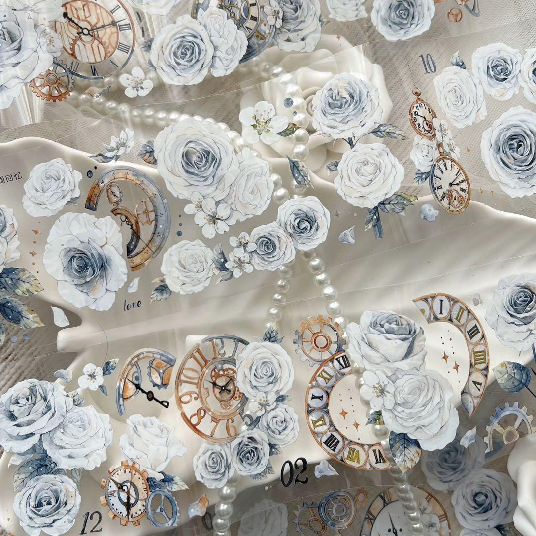 筠水阁文创《冷调回忆》海外マスキングテープ　マステ 【2182】