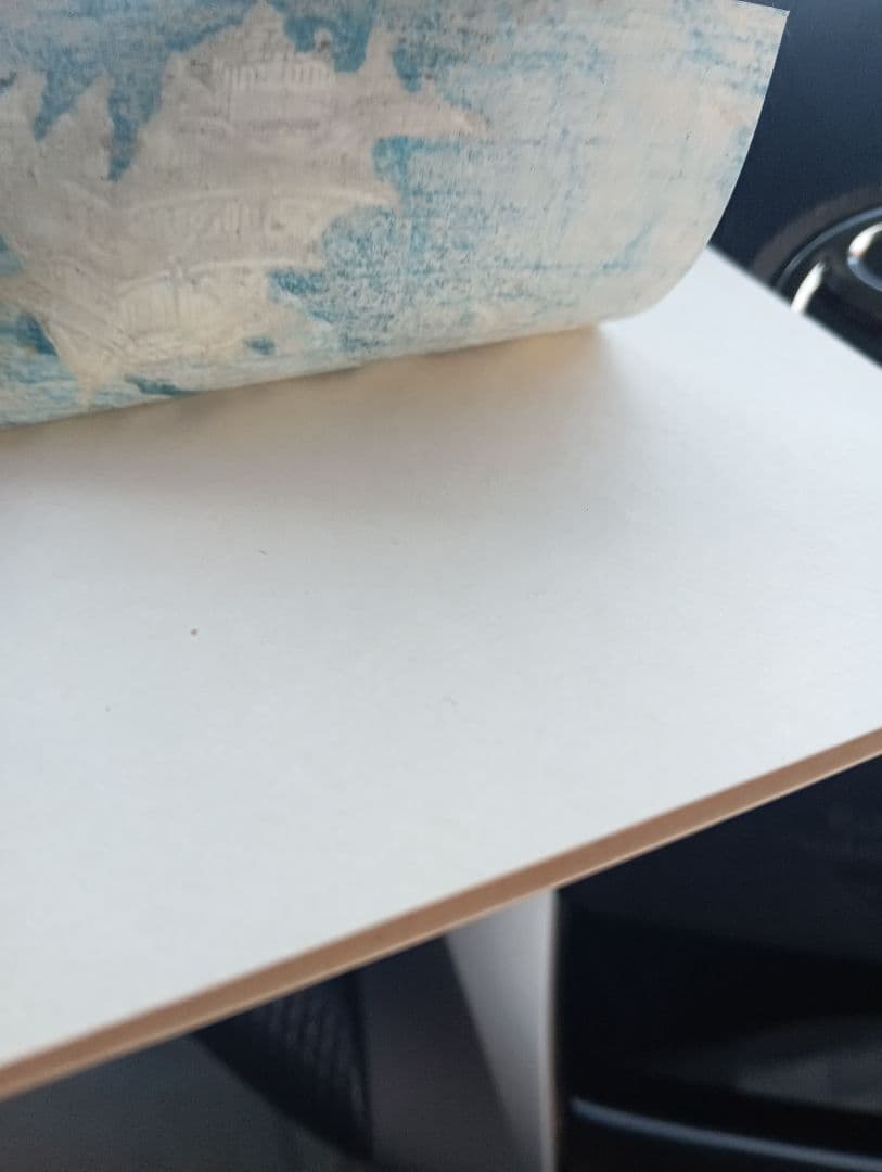 城　木版画 風景 青色系 建築　戦前