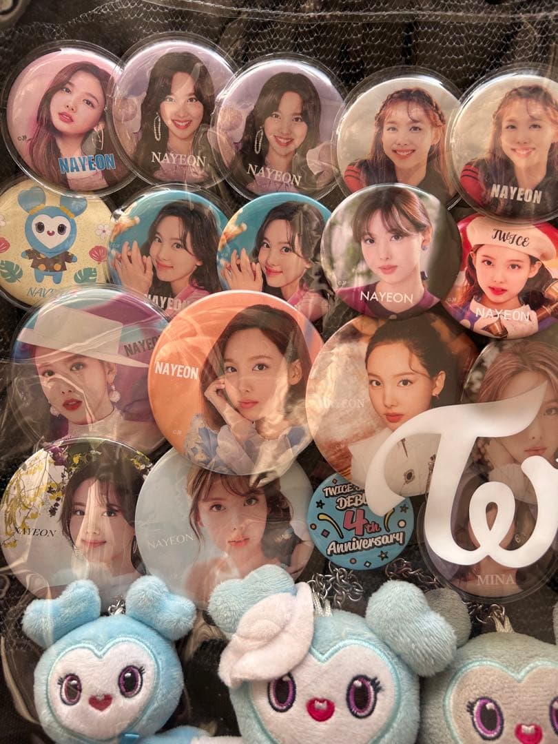 TWICE ナヨン 痛バ トートバッグ 缶バッジ