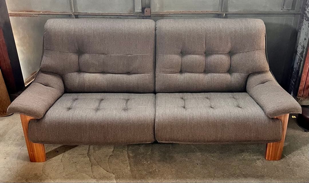 ③ 【送料込】 KARIMOKU カリモク 2人掛けソファUU4953R390