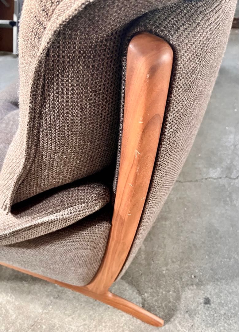 ③ 【送料込】 KARIMOKU カリモク 2人掛けソファUU4953R390