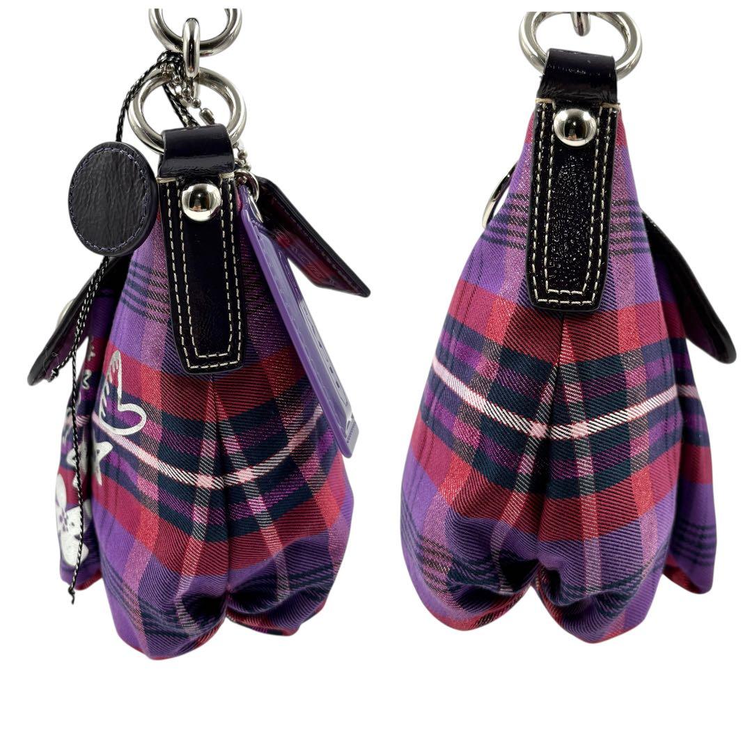 【極美品】00s y2k coach bag poppy purple 2way