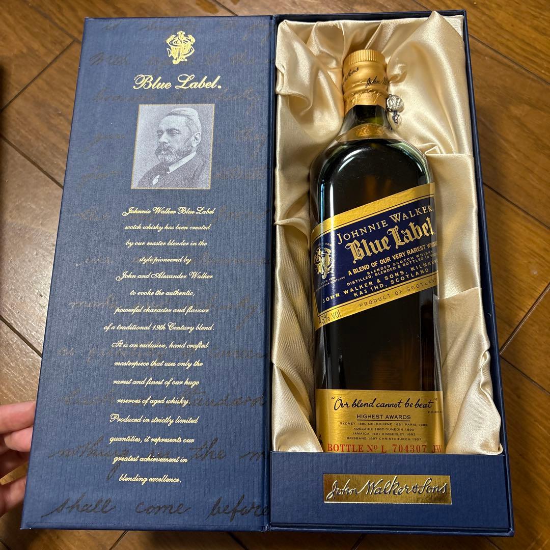 【未開栓】ジョニーウォーカー JOHNNIE WALKER ブルーラベル