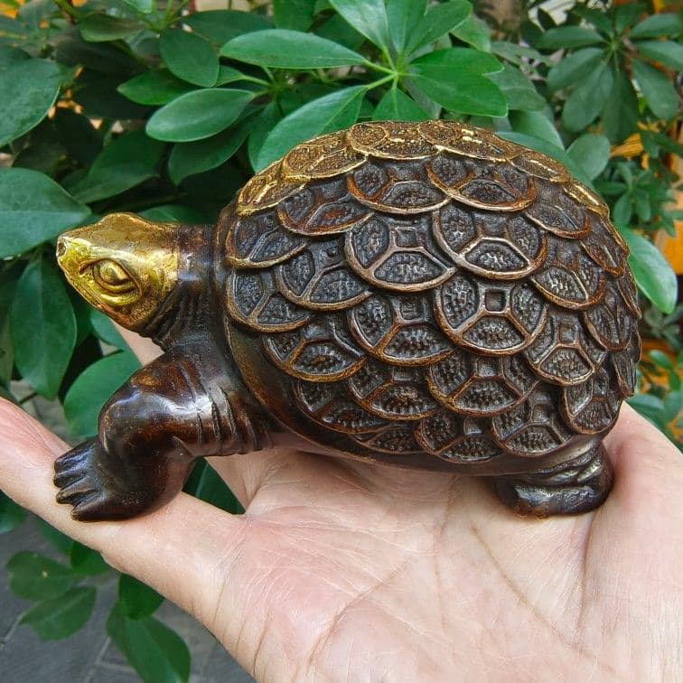 金銭亀 銅製 茶道具 茶寵 工芸品 美術品 置物