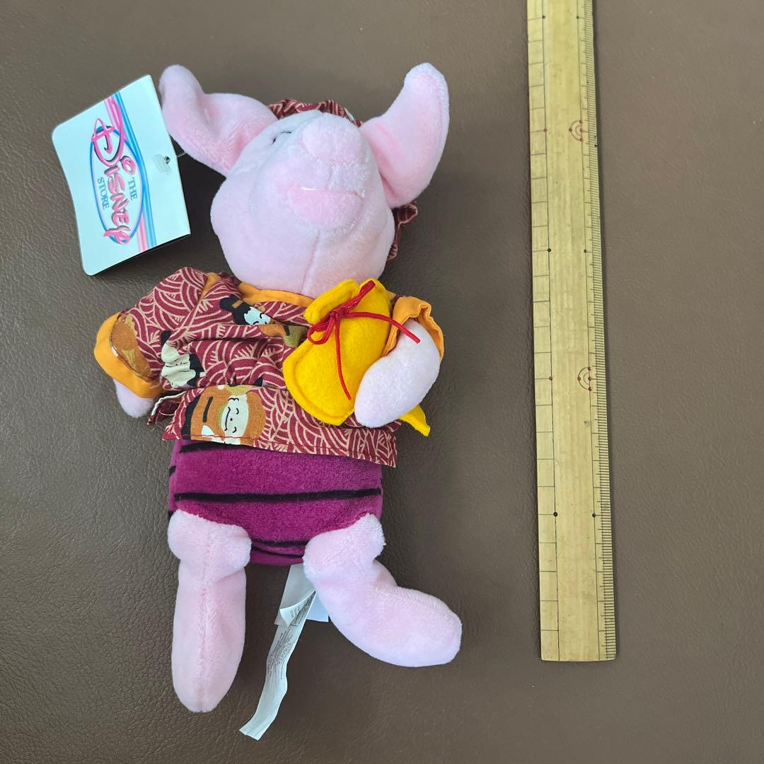 七福神　くまのプーさん、ピグレット、ティガー　　ぬいぐるみ　3体　廃盤品