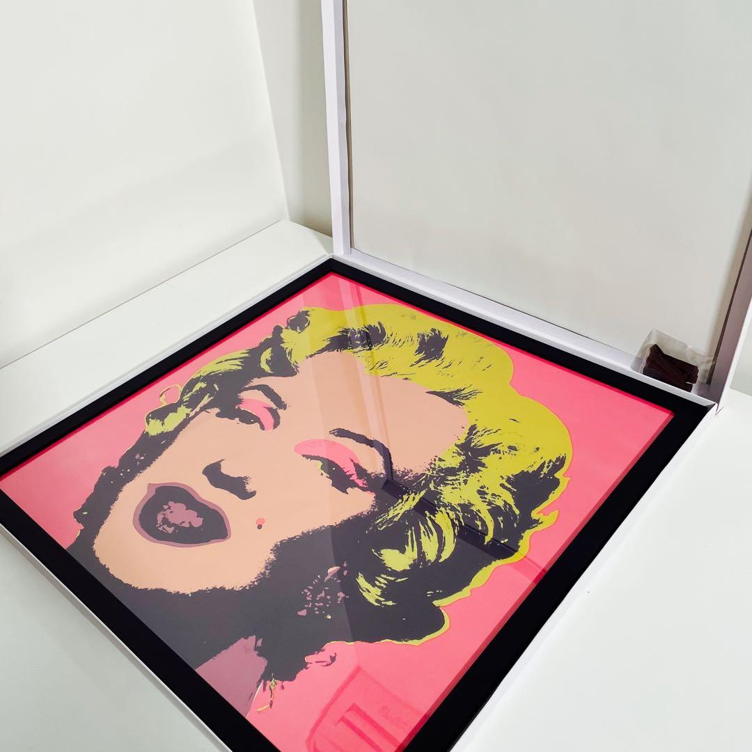 額付【50cm×50cmポスター】アンディ ウォーホル マリリンモンロー