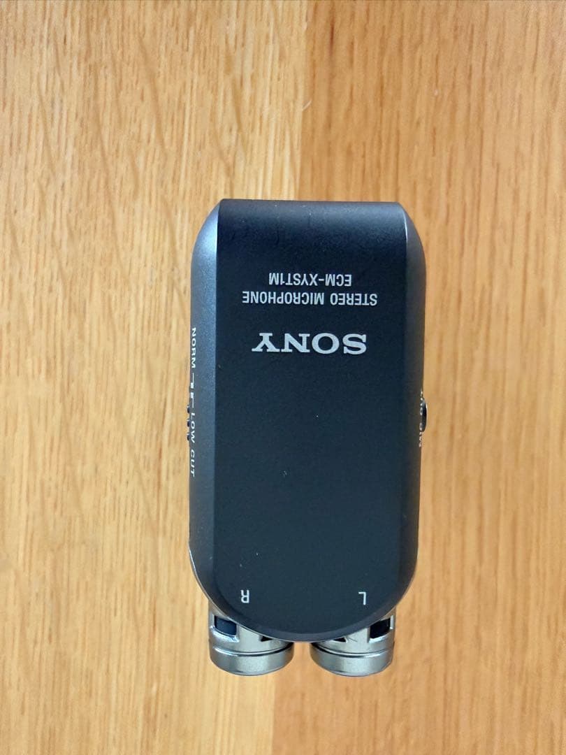 SONY 4K ビデオカメラ FDR-AX60、SONY純正ステレオマイクロホン