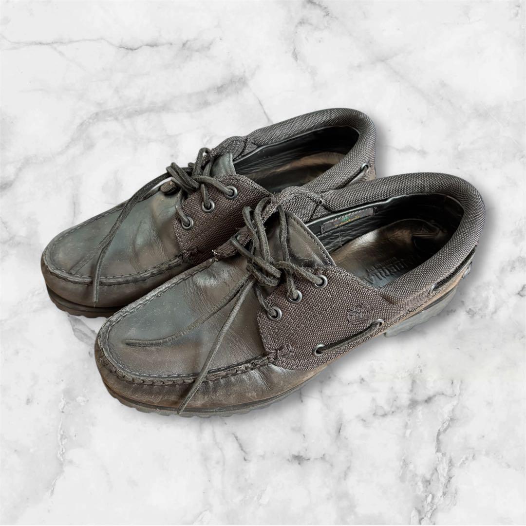 も*た様 【希少品】 Timberland 3 eye classic 黒 モカ