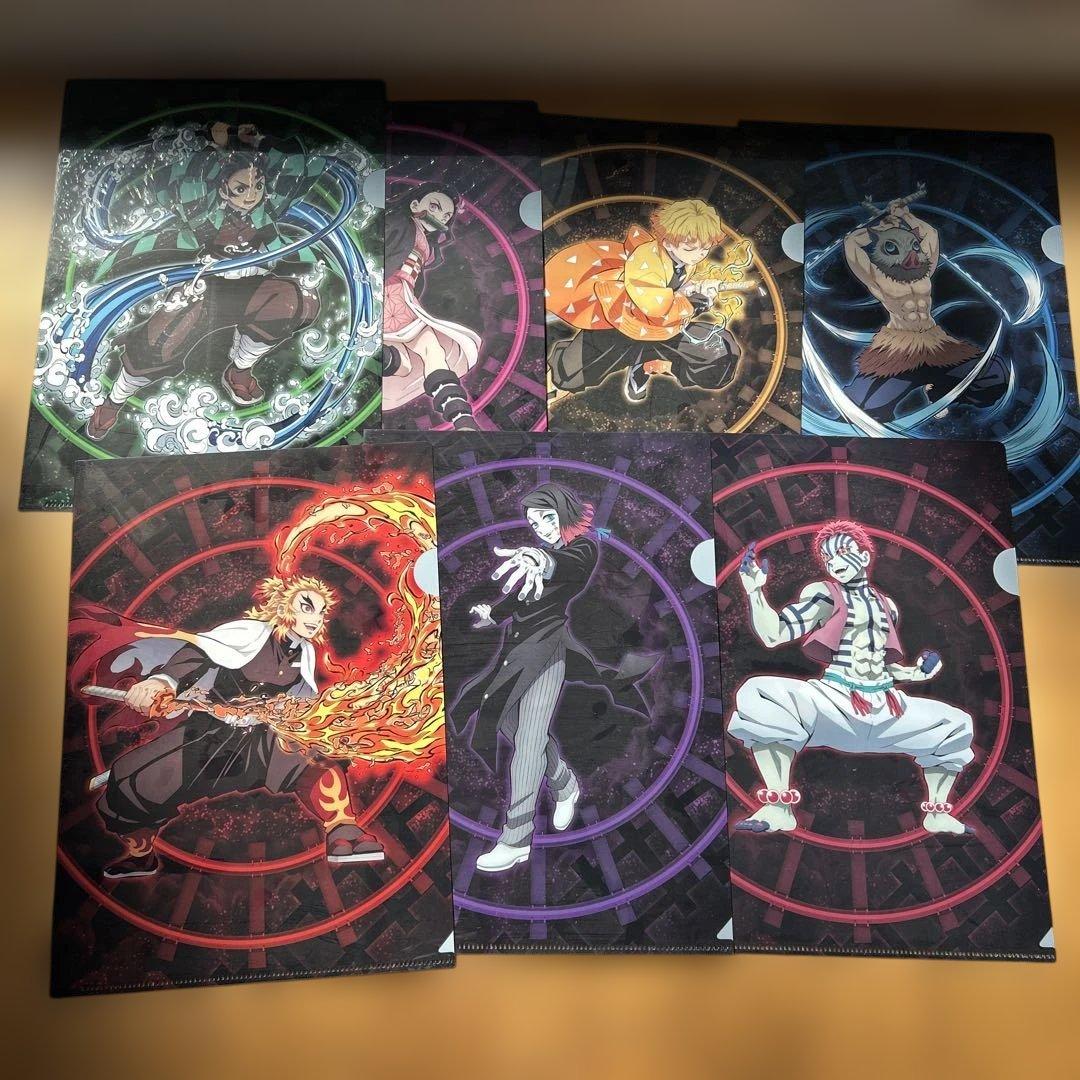 鬼滅の刃 クリアファイルセット ランチョンマットケース　クリアポスター