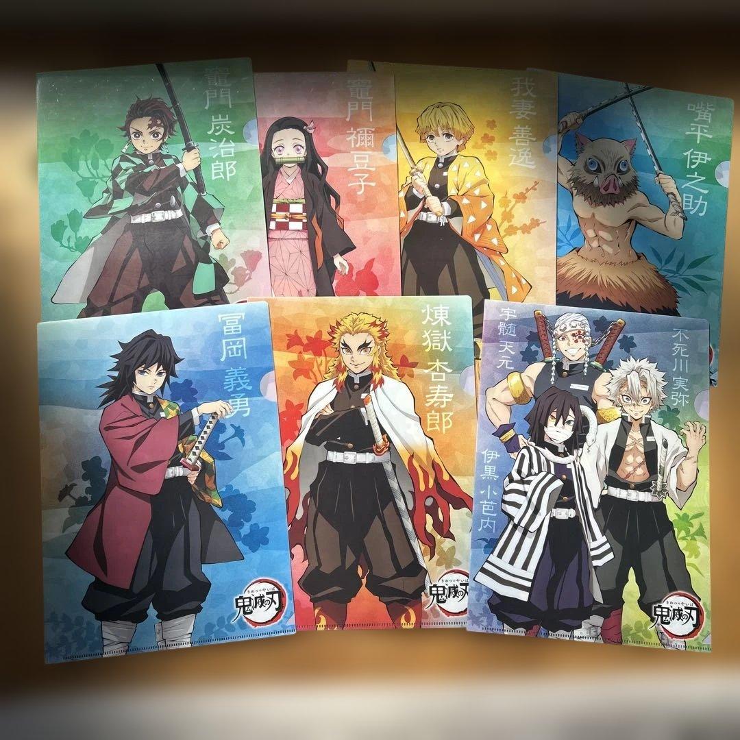 鬼滅の刃 クリアファイルセット ランチョンマットケース　クリアポスター