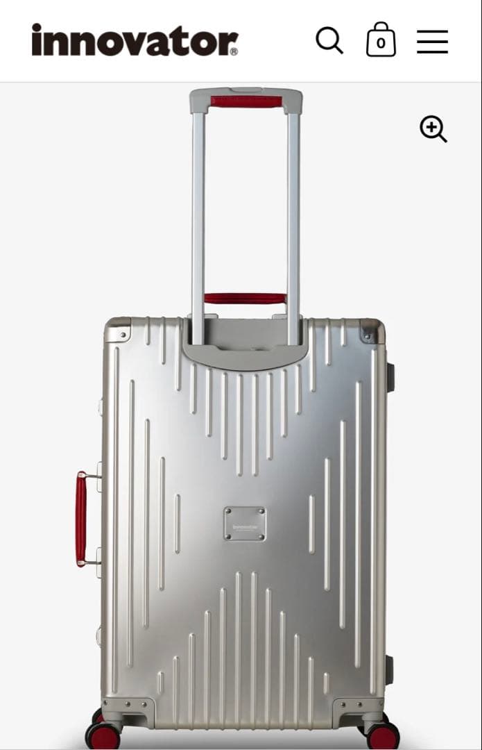 【限定値下げ】イノベーター アルミスーツケース INV5811STP 70L