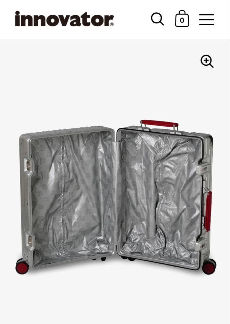 【限定値下げ】イノベーター アルミスーツケース INV5811STP 70L