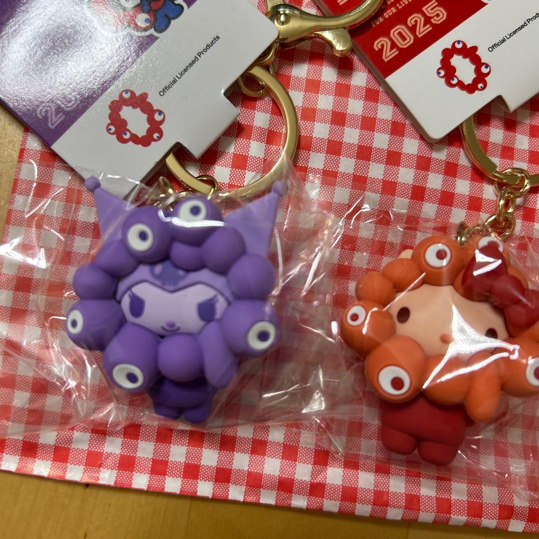 EXPO2025 推しカラーキーホルダー　サンリオ　ミャクミャク