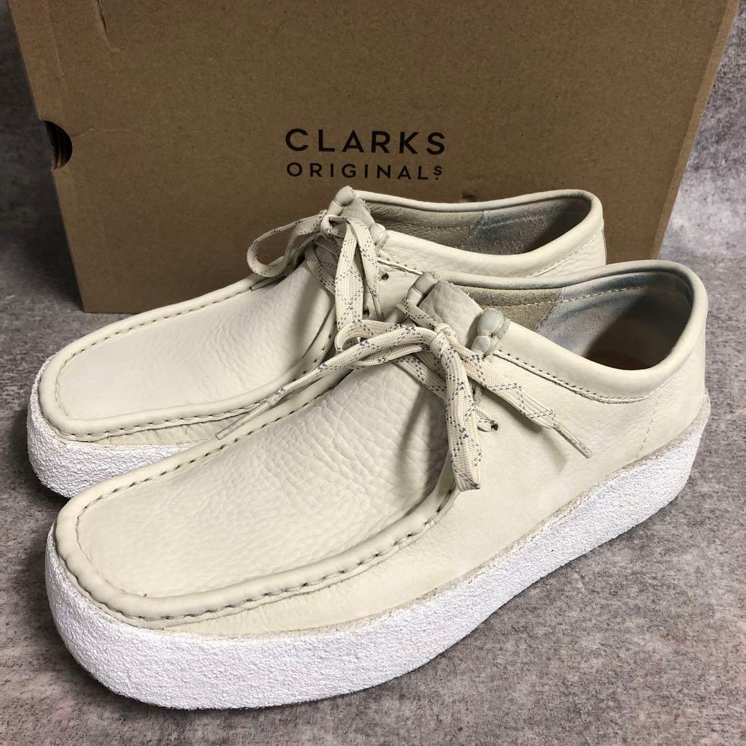 ■ Clarks クラークス ワラビー ホワイト 白 Wallabee Cup