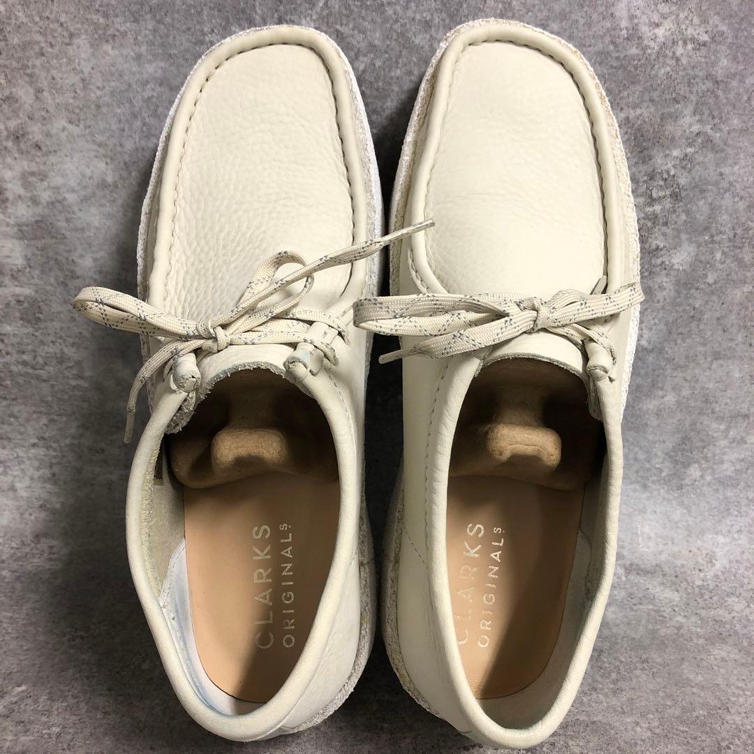 ■ Clarks クラークス ワラビー ホワイト 白 Wallabee Cup