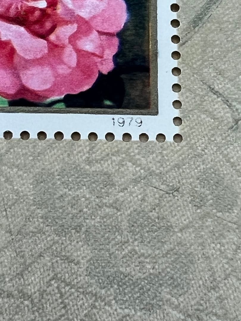 中国切手 T37 雲南のツバキ 中華人民共和国 切手展小型シート