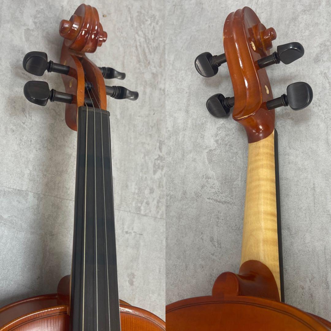 希少　メンテナンス済み　アースミュージック　ヴィオラ　弓　肩当て　ケース　虎杢