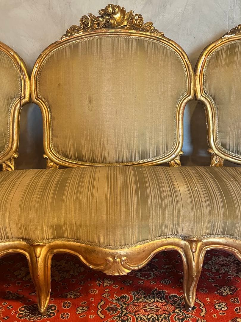 【東京都内23区配送無料】ルイ15世　ソファースタジオ　撮影　ディスプレイ用