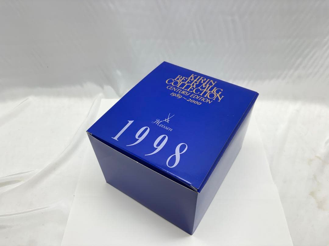 ⑥マイセン キリンビアマグコレクション 1998 ブルーオーキッド ビアマグ