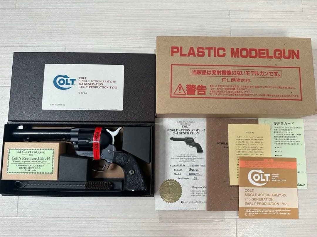 未使用 未発火 RAMPANT CLASSIC COLT モデルガン ※i0