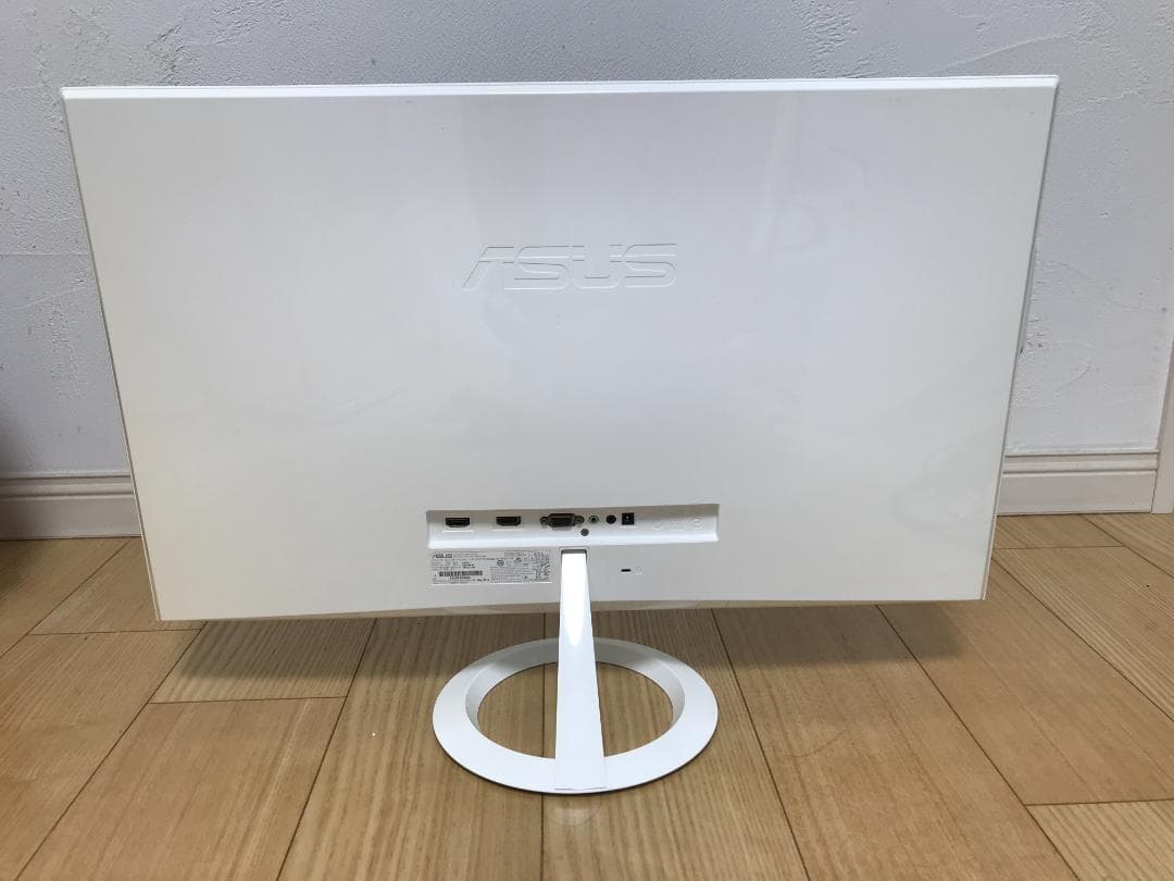 美品　ホワイト　液晶モニター　ASUS