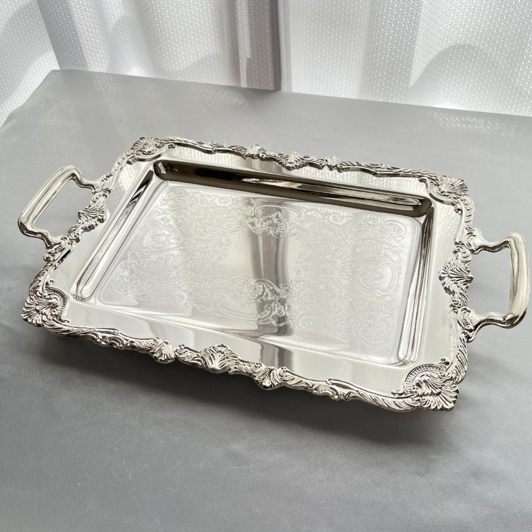 【VINERS】 ギャラリートレー 44cm 装飾フット / ハンドル